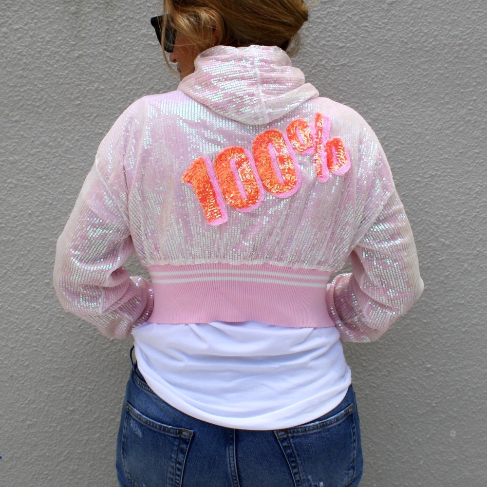 CUSTOM SEQUIN SHORT JACKET